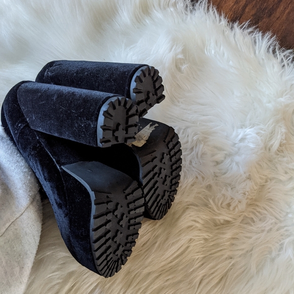 Jeffrey campbell Pompey black velvet heels 6 - Picture 4 of 4
